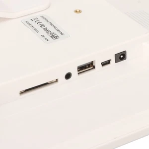EU Plug 12in HD Digital Photo Frame 1080P Video Music Adjustable Brightness NEW - Afbeelding 1 van 12