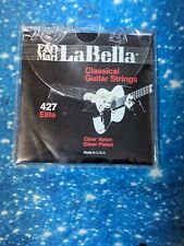 New E&O Mari LaBella Classical Guitar Strings 427 Elite Clear Nylon Silver Plate for sale