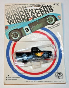 Vint 1976 Zee Toys Wind Racers II Chevy Stepside Die-Cast Car On Original Card - Picture 1 of 3