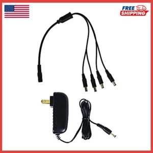 Night Owl Security Camera Power Adapter With 4-Way Power Splitter - Picture 1 of 5