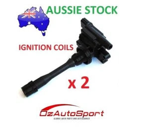 NEW IGNITION COIL PACKS x 2 for MITSUBISHI LANCER NIMBUS PAJERO OUTLANDER 4 CYL - Bild 1 von 1