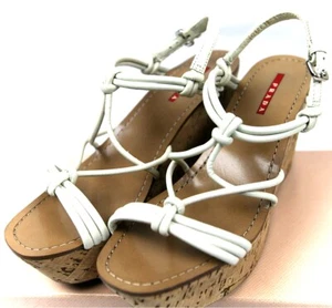 NEW PRADA White Sandals 39, Italy - Picture 1 of 6