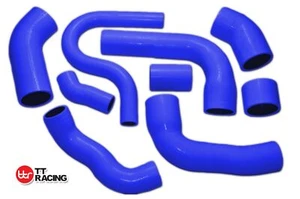 TT RACING Silicone Hose Kit for Ford Focus Mk2 RS Boost Hose Kit 9 piece BlK - Picture 1 of 7