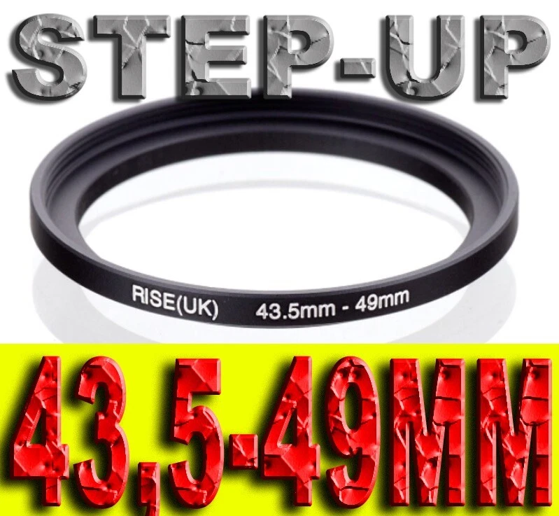 STEP UP 43.5-49MM ADATTATORE RING ADAPTER  43.5MM 49MM 43.5-49 MM 43.5MM-49MM - Imagen 1 de 3