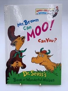 Vintage 1970 Mr. Brown Can Moo! Can You? Dr. Seuss 1st Edition HC - Bild 1 von 11