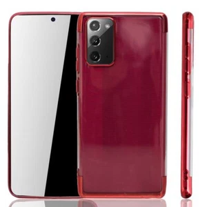 Handyhülle für Samsung Galaxy Note 20 Schutzcase Backcover Bumper Etuis Case Rot - Zdjęcie 1 z 4