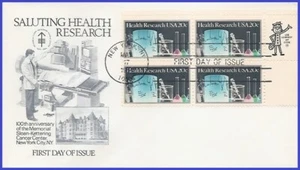 USA3 #2087 U/A ARTMASTER 2 FDC PB4 Health Research - Picture 1 of 1