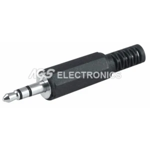 2 x SPINA PLUG JACK STEREO MASCHIO 3.5MM CON GUIDACAVO JC-006 (2 pezzi) - Picture 1 of 1