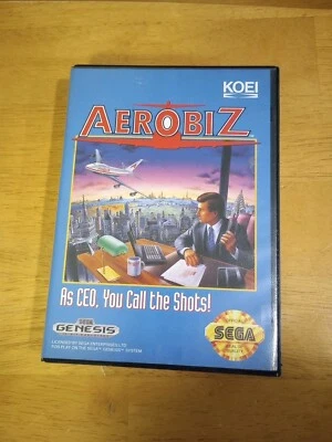 Aerobiz Sega Genesis Complete CIB - Image 1 of 4