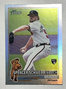 Spencer Schwelllenbach 2025 Topps Heritage Redefined Silver Holo SP #76R-20 (25) - Imagen 1 de 2