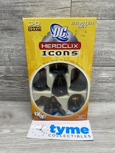 DC Heroclix Icons Starter Set 2005 Batman Joker Robin 6 Figures - Picture 1 of 4