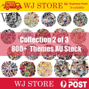 Part 2 of 800+ Themes Anime/Cartoon/TV Show/Game Stickers Skateboard Waterproof - Picture 1 of 233