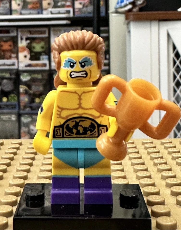 乐高摔跤冠军系列 15 收藏迷你人偶完整 — 第 1/1 张图片
