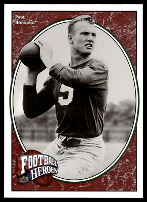 2008 Upper Deck Heroes Card 223 Paul Hornung Green Bay Packers HOF - Image 1 of 2
