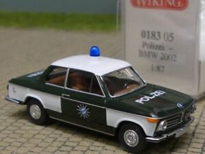 1/87 Wiking BMW 2002 Polizei 0183 05