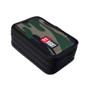 Moro Camouflage Federmäppchen Mäppchen Federtasche Schüleretui 3-Fach gefüllt - Bild 1 von 4