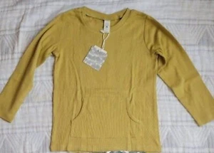 Kate quinn LS boxy kanga tee | fall leaf | organic cotton skinny rib - 8Y NIB - Picture 1 of 4