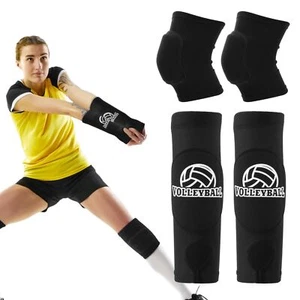Volleyball Arm Pads and Fnee Pads Breathable Volleyball Forearm Elbow Sleeve ... - Picture 1 of 1