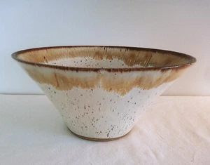 Studio Art Pottery by Sid Luck of Seagrove, NC Speckled Glaze Bowl 2013 - Picture 1 of 7