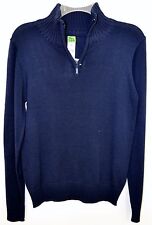 Sam and George Sweater Boy Navy Blue High Collar Sweater Quarter Zip MSRP 44 NEW