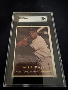 1957 Topps - #10 Willie Mays SGC Grade 3 - Bild 1 von 2