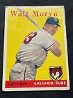 1958 Topps WALT MORYN, G, Chicago Cubs, No.122