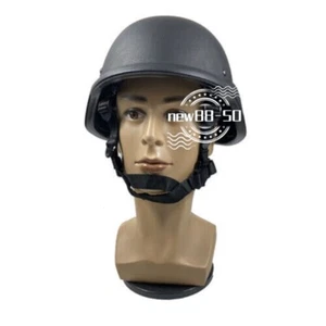 UHMW-PE Military Ballistic M88 IIIA Outdoor Tactical Bulletproof Helmet Black - Picture 1 of 9