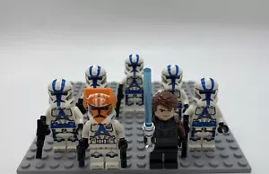LEGO Star Wars Anakin Skywalker 501st Clone Trooper Minifigure Lot Clone Wars - Picture 1 of 2