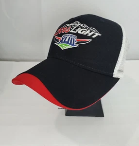 Super Bowl Hat Cap Strapback Mens Black One Size XLIII 43 NFL Coors Light Mesh - Picture 1 of 8