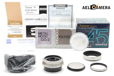 【UNUSED】 Contax Carl Zeiss Tessar T* 45mm F2.8 100Years Limited From JAPAN #878 - Image 1 of 4