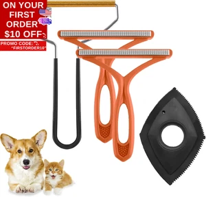 Pet Hair Remover 4 Pack, Portable Dog Cat Hair Remover, Lint Remover, Reusable P - Picture 1 of 12