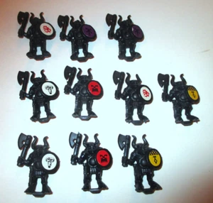 D23C13 LOT FIGURINE HOMME BETE x10 SEIGNEURS DE GUERRE (1992) - Imagen 1 de 2