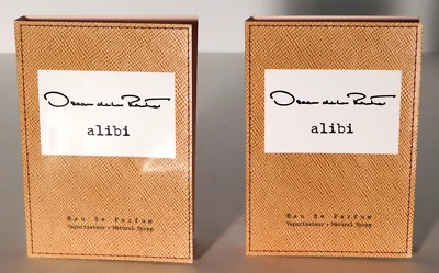 Oscar de la Renta Alibi Eau de Parfum Spray .06 oz / 2 ml Lot of 2 - Image 1 of 3