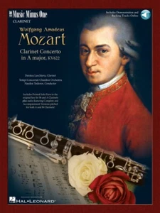 Mozart Clarinet Concerto in A Major K. 622 Music Minus One Clarinet 000400047 - Picture 1 of 1