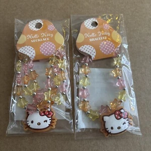 Conjunto de collar y pulsera Hello Kitty relleno de medias lindo regalo - Imagen 1 de 3
