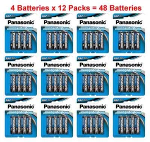 48 Pcs Panasonic AA Batteries Heavy Duty Power Carbon Zinc Double A Battery 1.5v - Picture 1 of 5
