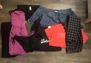 Damen 10 Bekleidungspaket Paket, Hosen, Pullover Größe M gemischt Wiederverkäufer Großhandel - Bild 1 von 10