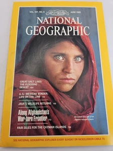 National Geographic Magazine - June, 1985 Vol. 167, No. 6 Afghan Girl Refugee - Picture 1 of 4