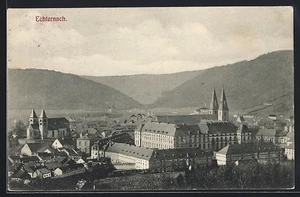 CPA Echternach, vue générale aérienne 1921 - Picture 1 of 2