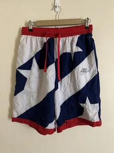Nike Dri Fit USA Stars Stripes Throwback Basketball Shorts CK6311-492 Size L - Picture 1 of 8