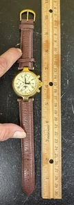 Steinhausen Automatik TW391G elfenbein/goldfarbene Triple Calendar Mondphase Uhr - Bild 1 von 17