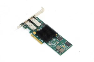 ATTO FC-82EN Dual-Port 8GbE SFP PCIe Network Adapter P/N: 0231-PCBX-001 Tested - Picture 1 of 4
