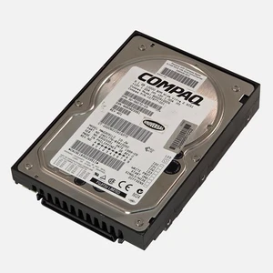 COMPAQ HP 127977-001 328939-B21 9.1GB ULTRA2 PLUGGABLE 10k 80PIN HARD DISK DRIVE - Picture 1 of 8