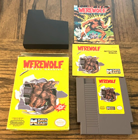 Data East Werewolf: The Last Warrior Nintendo NES NTSC-U/C w/ Box & Manual 1990