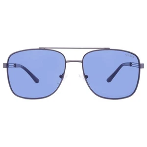 Guess Factory Blue Navigator Men's Sunglasses GF0206 08V 58 GF0206 08V 58 - Picture 1 of 8