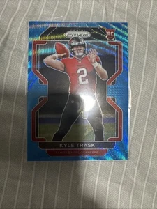 2021 Panini Prizm Rookie Blue Wave Prizm /199 Kyle Trask #339 Rookie RC - Imagen 1 de 6