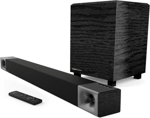 Klipsch Cinema 400 Soundbar e Subwoofer Wireless da 8 Pollici con HDMIARC, Nero - Foto 1 di 10