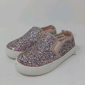 Carter's-Tween 7-CR Canvas Kleinkind Gr.7 einfache Slipper Glitzer Rosegold mehrfarbig - Bild 1 von 18