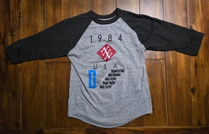 Vintage Women's Duran Duran Concert Shirt 1984 3/4 Sleeve Original - Picture 1 of 9