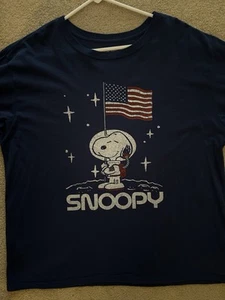 Peanuts snoopy Xxl 2X Space Shirt Women's ladies - Picture 1 of 2